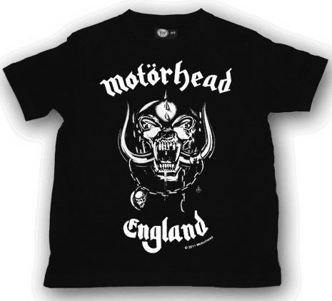 Motörhead T-shirt til børn | England
